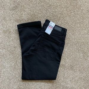 MISSES LEVI'S Denizen Black Modern Crop Jeans - 6